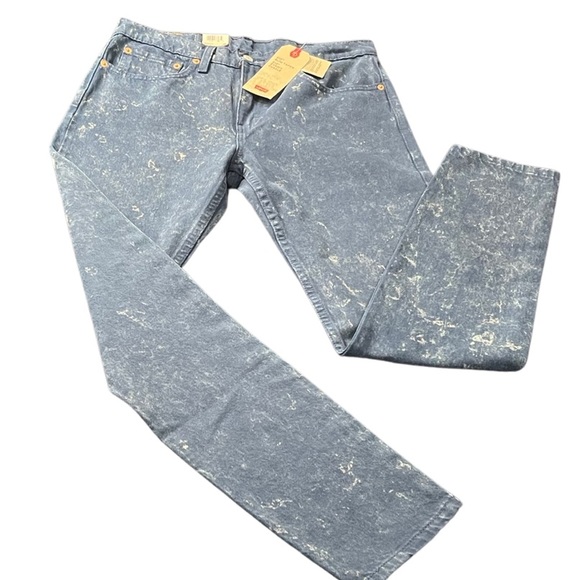 Closing Sale - NWT - Levi's 512 Denim Jeans w/ Special Acid Wash - Picture 8 of 11